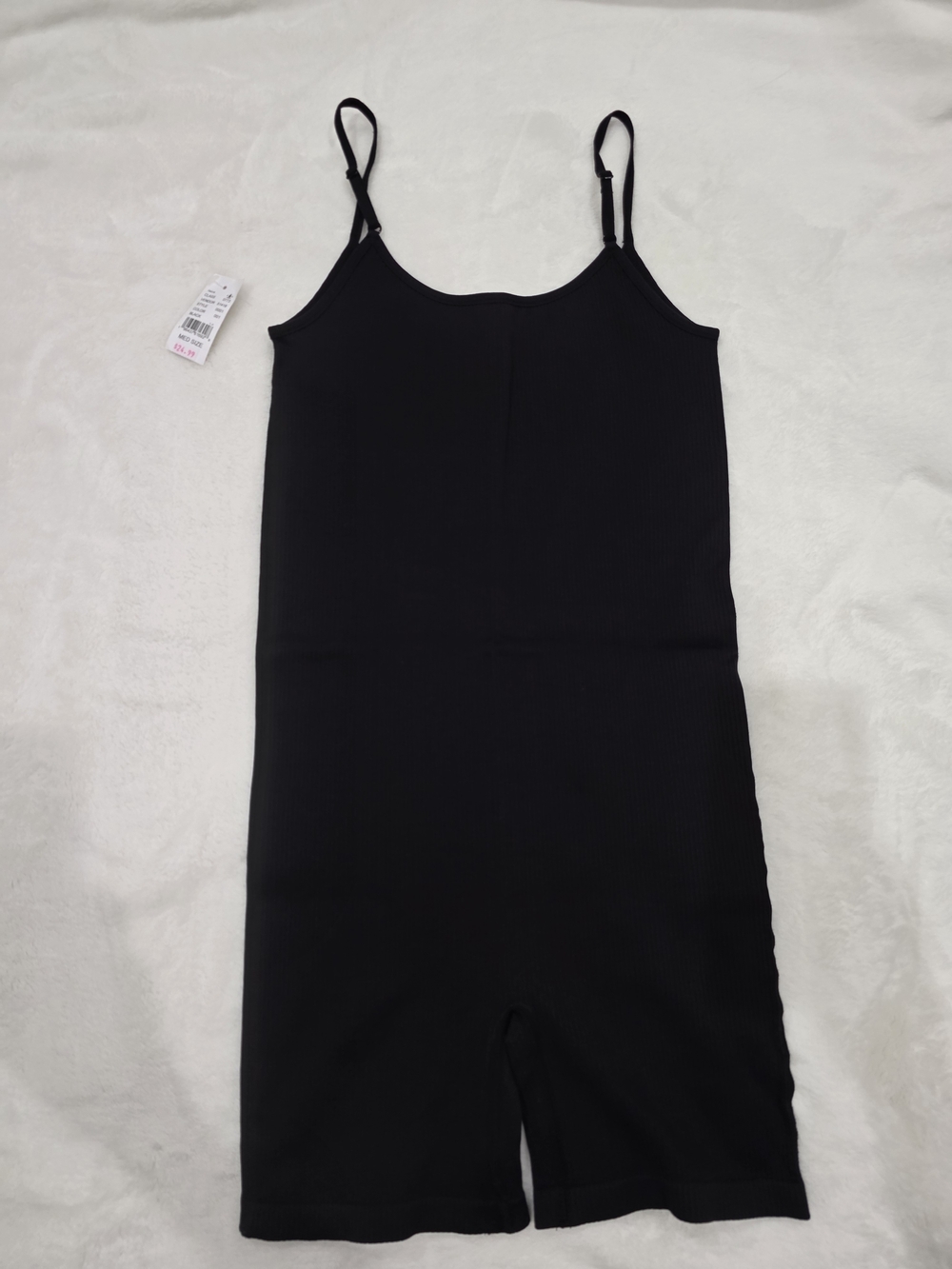 PacSun Black Ribbed Cami Romper